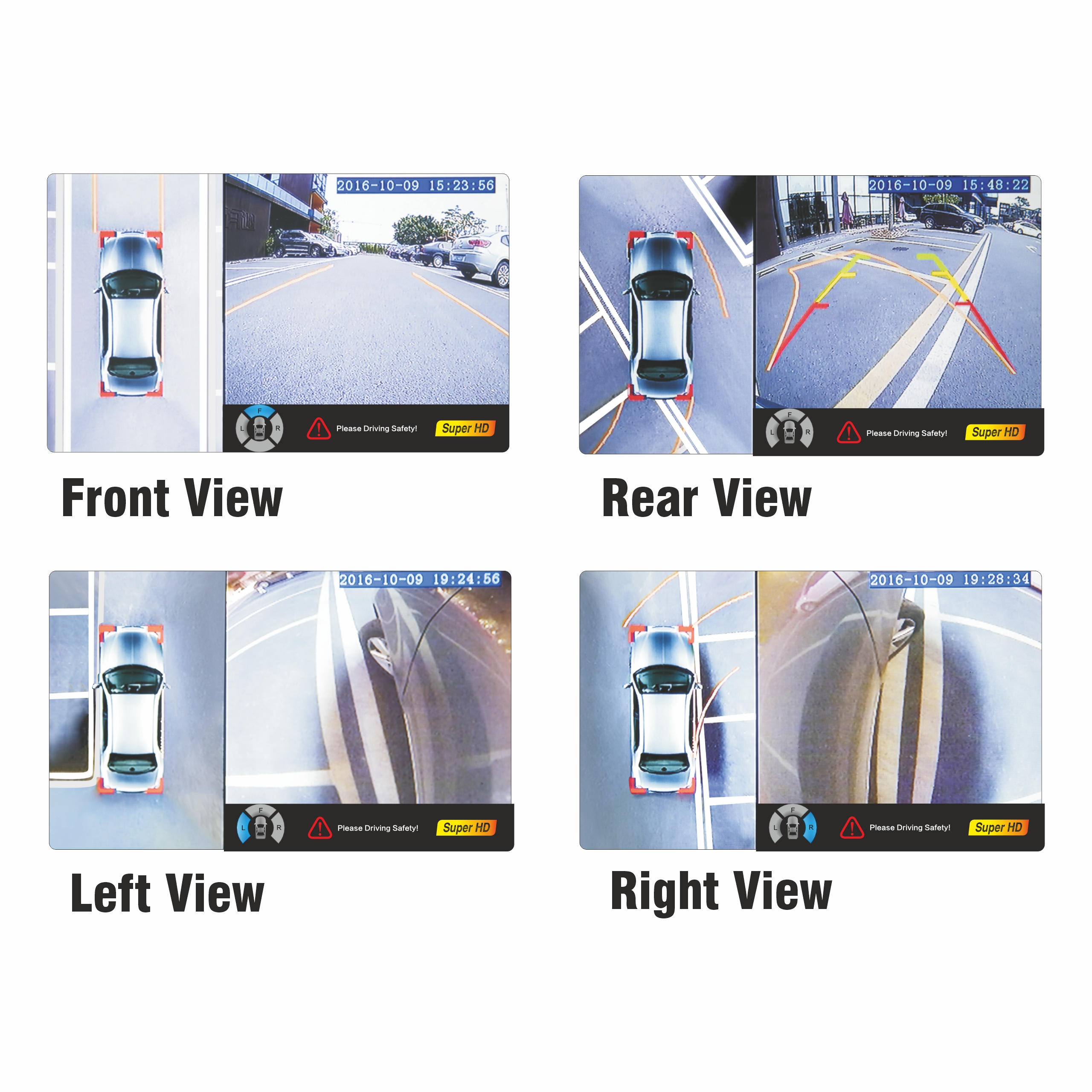 ProUser DRC 4320 Digital Wireless Rear View Camera Kit - 4.3" Screen 2 Cameras